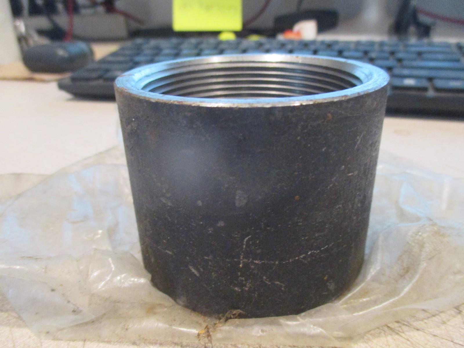 2 In. 2" Black Iron Gas Pipe Merchant Coupling Fitting 502136