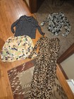 Womens 4 piece size medium clothing lot dress, blouses multicolor — photo 1