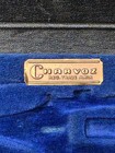 Vintage Charvoz Drafting Compass – Leather Case, Blue Velvet Interior USA  Made — photo 8