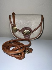 Vintage Dooney And Bourke All Weather Leather Mini Belt Bag Crossbody