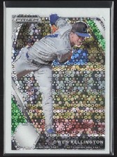 2021 Panini Prizm Draft Picks #PDP102 Owen Kellington White Donut Circles #/50