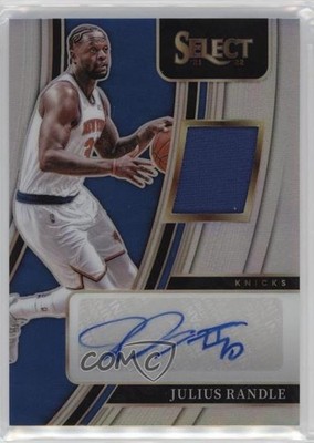 2021 Panini Select Memorabilia Silver Prizm /149 Julius Randle #AM-JRD Auto v9t