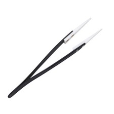 Anti-Static Ceramic Tweezers ESD Heat Resistant Insulated Pointed Tip Pliers C