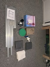 Complete Rug Tufting Starter Kit + Large Frame + Projector & Extras - Worth &pound;390