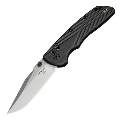 Hogue Deka Folding Knife Clip Point Edge 3.25'' Blade Black Polyamide Grip  24379