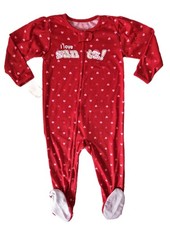 WEIHNACHTEN 🎅Mädchen Schlafanzug Overall I LOVE SANTA von Carter's Gr 86/92 NEU