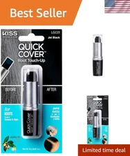 Compact Jet Black Root Touch Up Stick - Instant Gray Coverage for All Hair Types