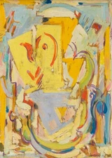 Arabesque Brush : Albert Gleizes : 1952 : Archival Art Print