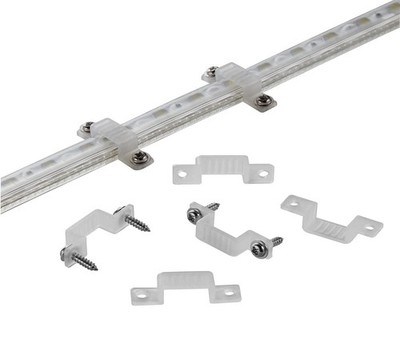100 Pack led Rope Light mounting Brackets Outdoor Rope Light Fixing Clips Sui...