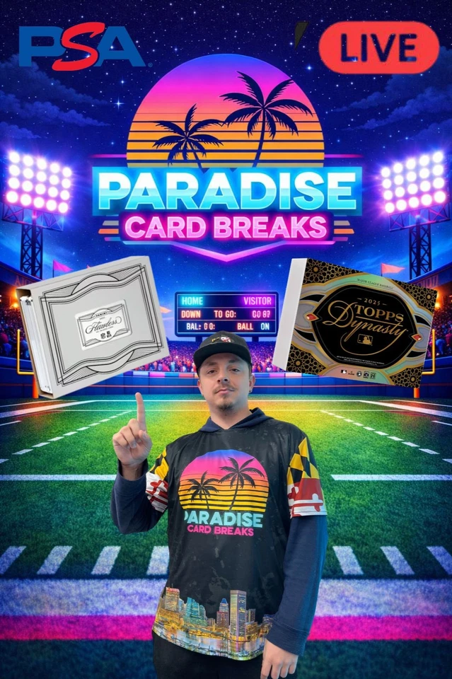 PARADISE CARD BREAKS LIVE AT THE NATIONAL!