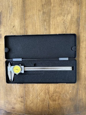 Niigata Seiki Dial Caliper 200mm Hardened Steel, Outside/Inside/Depth Measureme