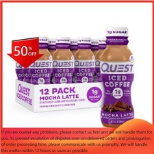 Quest Nutrition Mocha Latte Caffeinated Protein Iced Coffee - 12pk