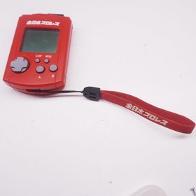 Sega Dreamcast VMU Red Japan Pro Wrestling Giant Gram Memory HKT-7000 Battery