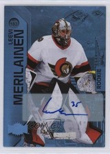 2023-24 Skybox Metal Universe Rookies Blue 13/50 Leevi Merilainen #183 Auto 0q5