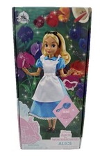 DISNEY Store Alice In Wonderland With Brush CLASSIC DOLL New Authentic 10  NRFB