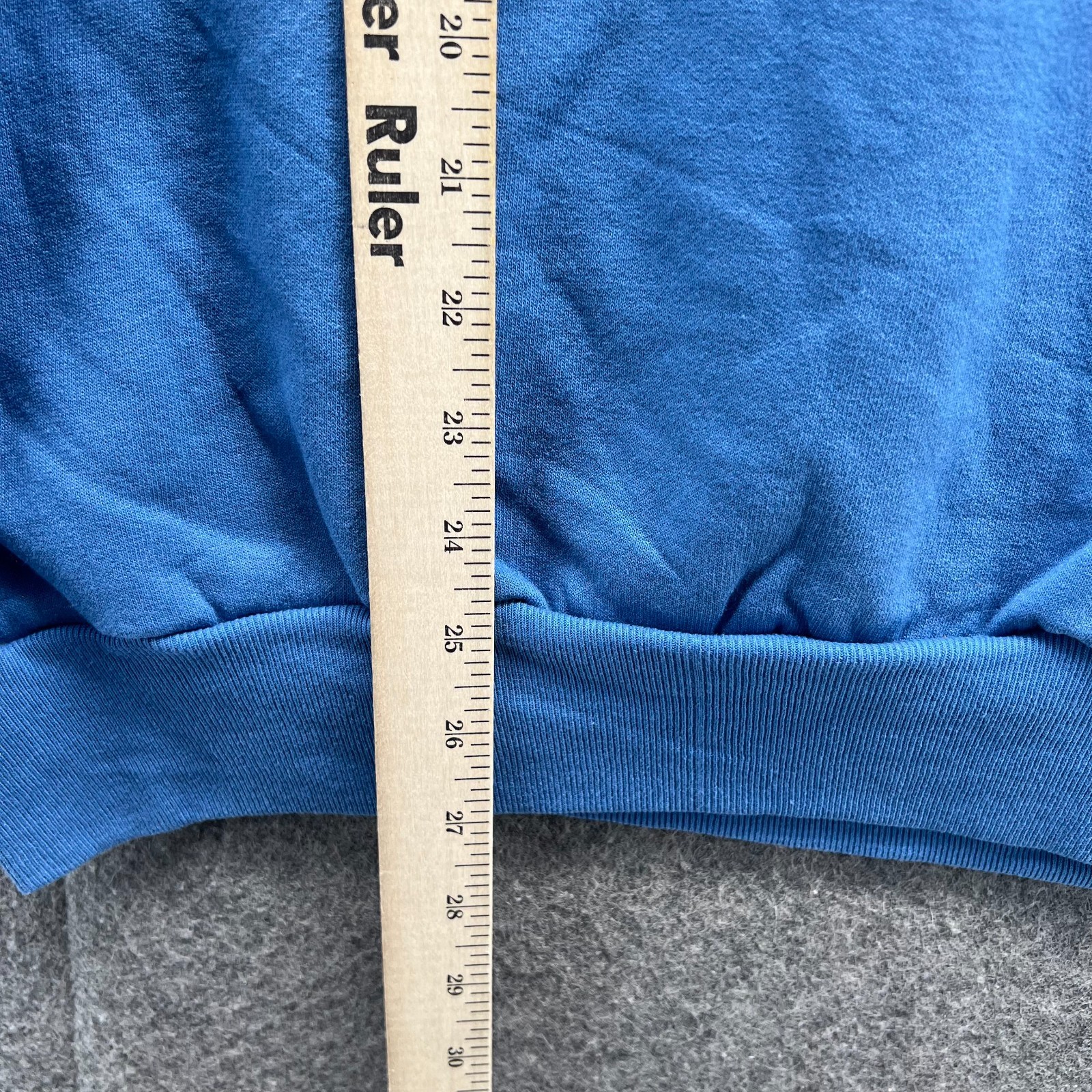 Guy Harvey Sweatshirt Men Medium Blue Bluewater Cotton Blend Pullover Crewneck