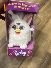 Vintage 1998 Original Furby White Snowball Model 70-800 Parts Only