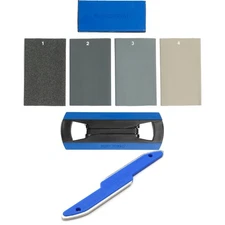 MusicNomad 6-piece Tracers Fret Finishing Kit with Fret Crowning File