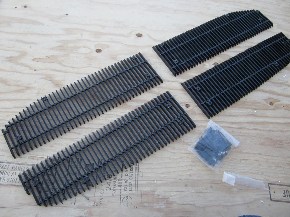 Para camioneta Dodge Ram 1500 2500 3500 2006-08 parrilla inserciones verticales de palanquilla Foto 4 de 4