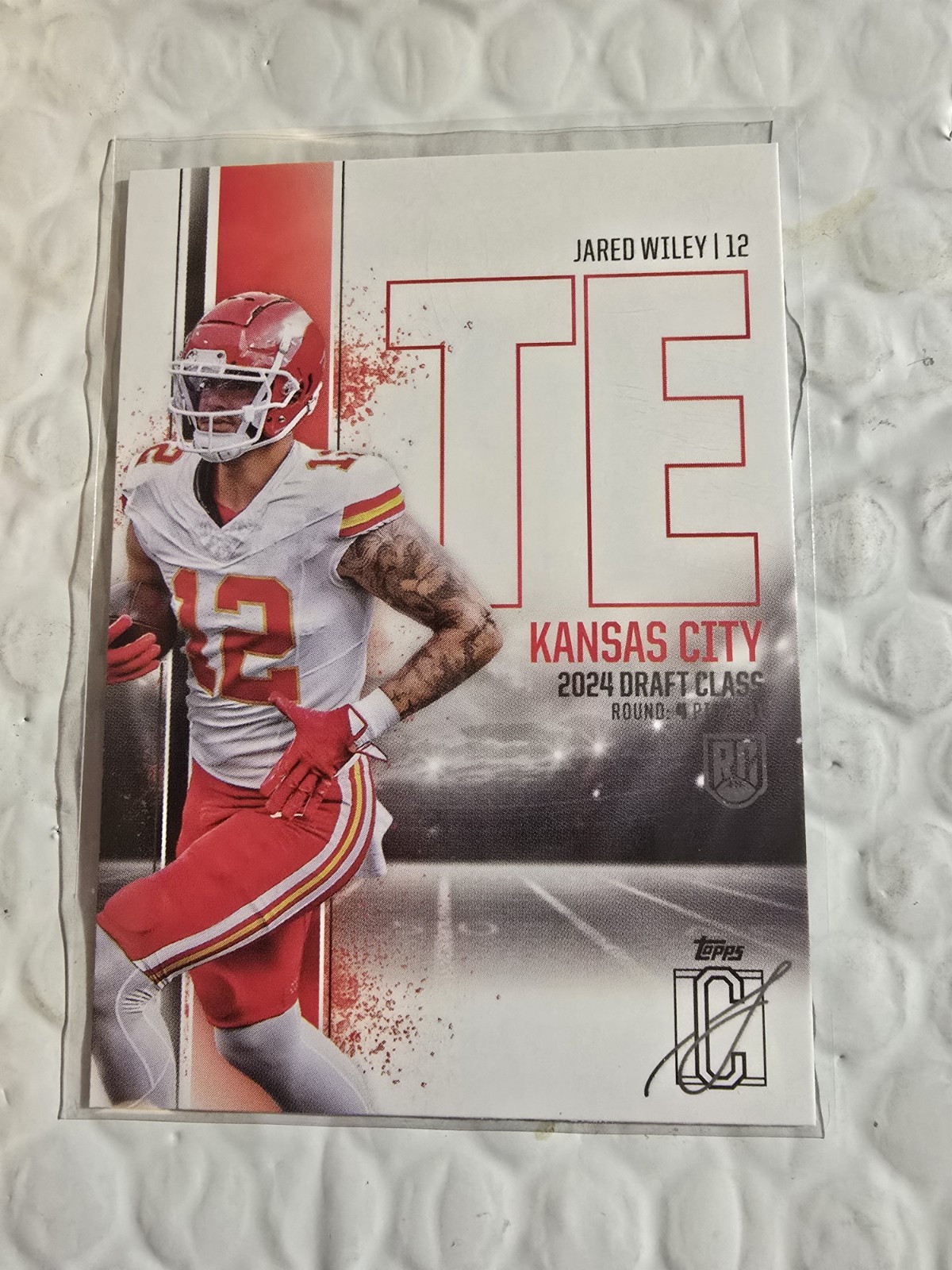 2024 Topps Signature Class Jared Wiley #128 RC Chiefs