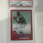 Shaquille O'Neal 2024-25 Topps Chrome 1973 Topps Auto Red Geo Refractor /5 PSA 9