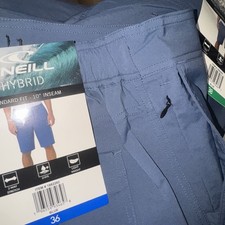 O'Neill Men's Hybrid Short Standard Fit 2-Way Stretch Lightweight Blue 36 P5