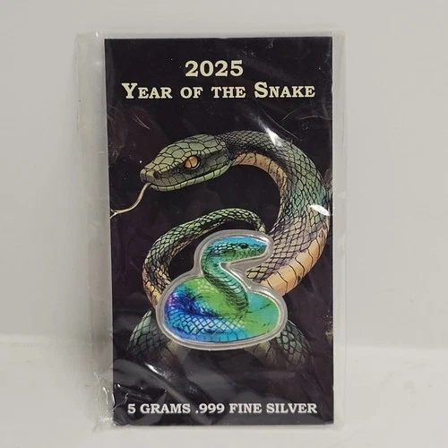 5 Gram Silver 2025 Green Year Of The Snake