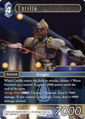 Near Mint FFTCG Curilla - 5-127R - R Opus V Final Fantasy TCG | eBay