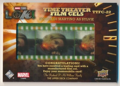 SOPHIA DI MARTINO SYLVIE TTFC-22 2023 UD Marvel Loki TIME THEATER 