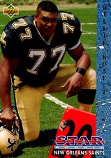 Willie Roaf 1993 Upper Deck Star Rookies #6 {BOX 22 D6}