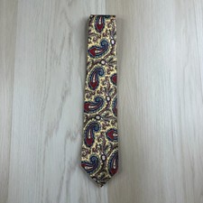 Polo By Ralph Lauren Mens Multicolor Paisley Print Designer Board Tie 58x35 In