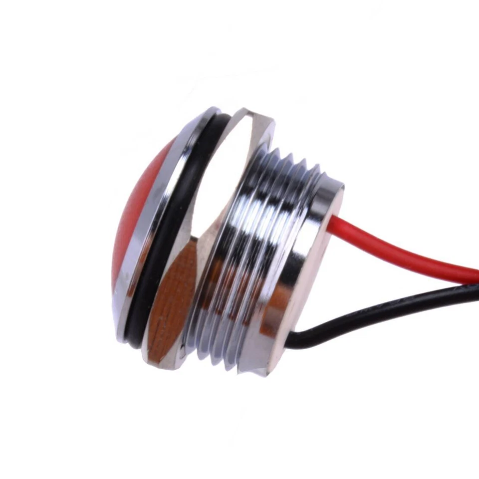 Красный светодиодный индикатор пилот лампа подходит для Yamaha RT1 TY250 DT1 CT2 DT3 новый - Изображение 3 из 3