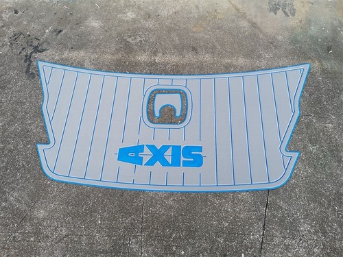 2018 AXIS A22 Swim Platform Cockpit Pad Boat EVA Foam Faux Teak Deck Floor Mat - Picture 5 of 24