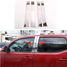 Pillar Posts Window Door Trim Cover 4pcs For Toyota Tacoma 2016-2023