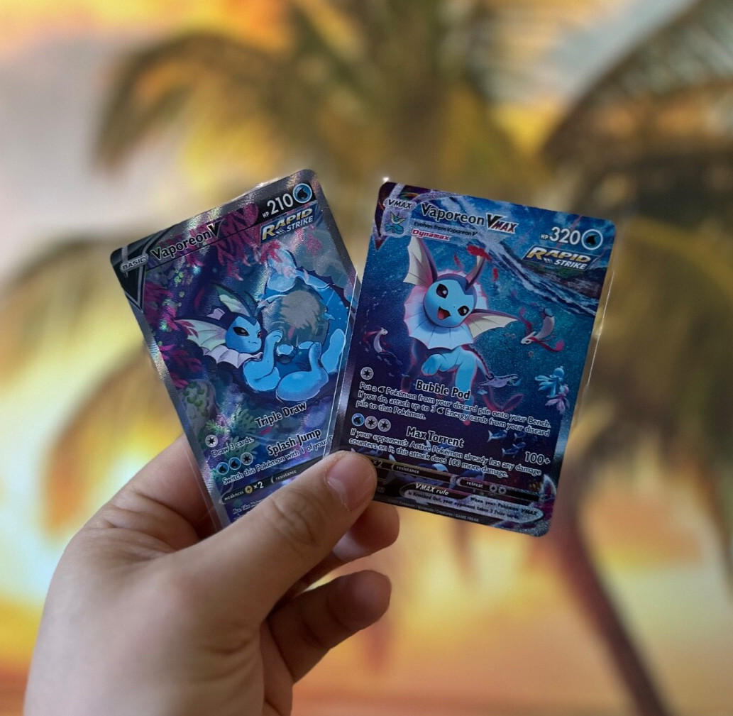 Vaporeon VMAX AND VAPOREON V SWSH182 SWSH: Sword & Shield Promo Cards Holo