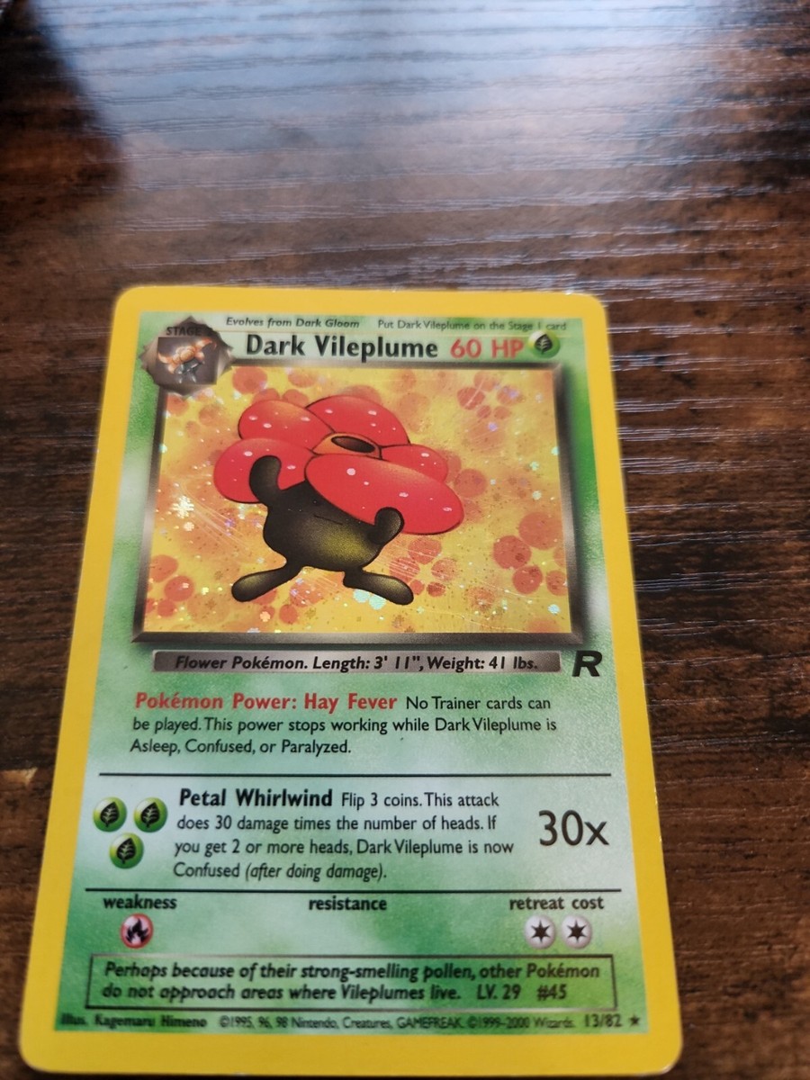 DARK VILEPLUME - 13/82 - Team Rocket - Holo