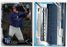 (10) 2016 Bowman Chrome Draft Prospect #BDC70 Joshua Lowe TAMPA BAY RC Lot 99