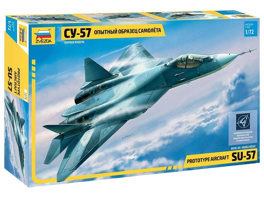 Zvezda ZV7275 Russian Fighter Sukhoi SU-57 (T-50), Model Kit Zvezda ZV7275 Russian Fighter Sukhoi SU-57 (T-50), Model Kit
