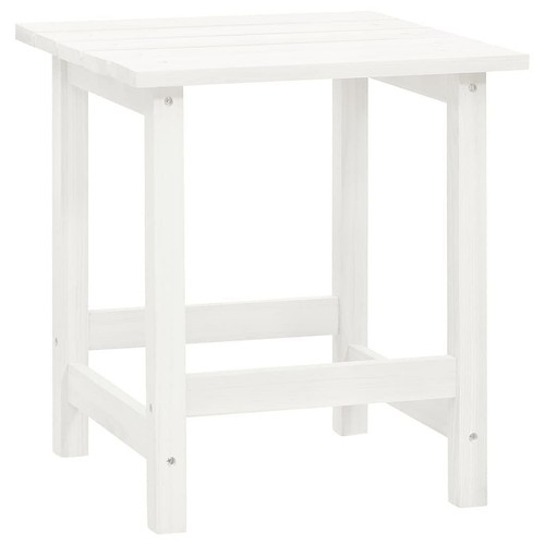 Garden Chair White Solid fir wood Standard Ergonomic - Picture 8 of 12