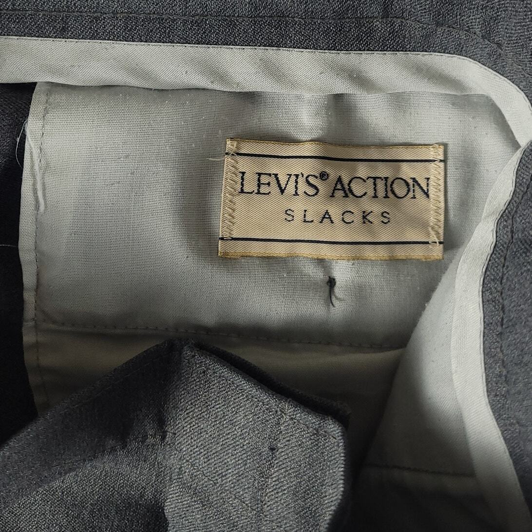 80s Levi’s 【action slacks USA製　36✖️31タロン】 80s Levi's 【Action Slacks, Made in USA, 36 x 31, Talon zipper】