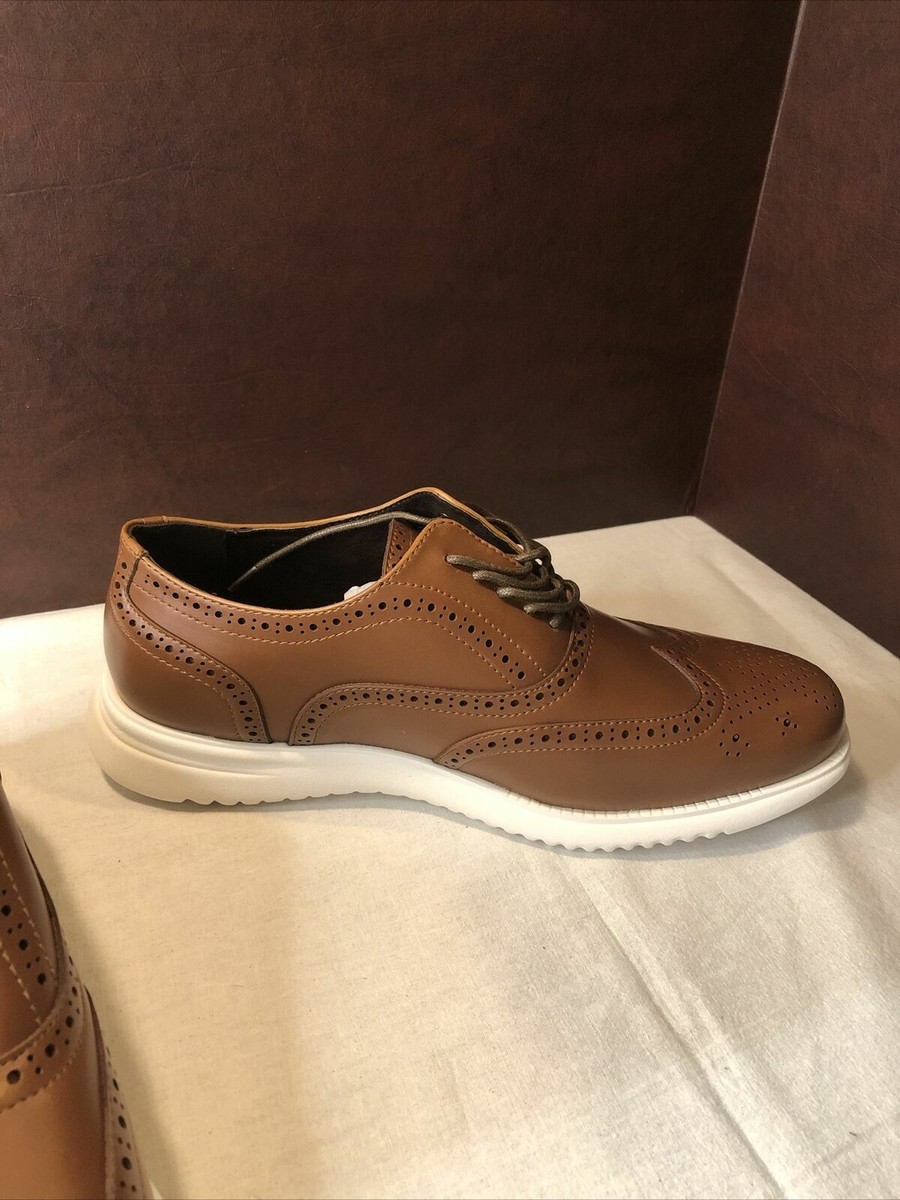 Kenneth Cole Men's Nio Wing Lace Up Cognac COLOR Ankle-High Oxford