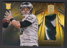 2013 Panini Spectra GOLD Rookie Materials #226 Matt Barkley 4 Color Jersey 3/10