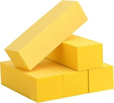 Maryton Nail Buffer Fine Grit Finishing Block, 240 Grit Professional Yellow Buf