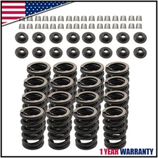 For Chevrolet SBC 327 350 400 Z28 Valve Springs Kit w/ Steel Retainers HD Locks