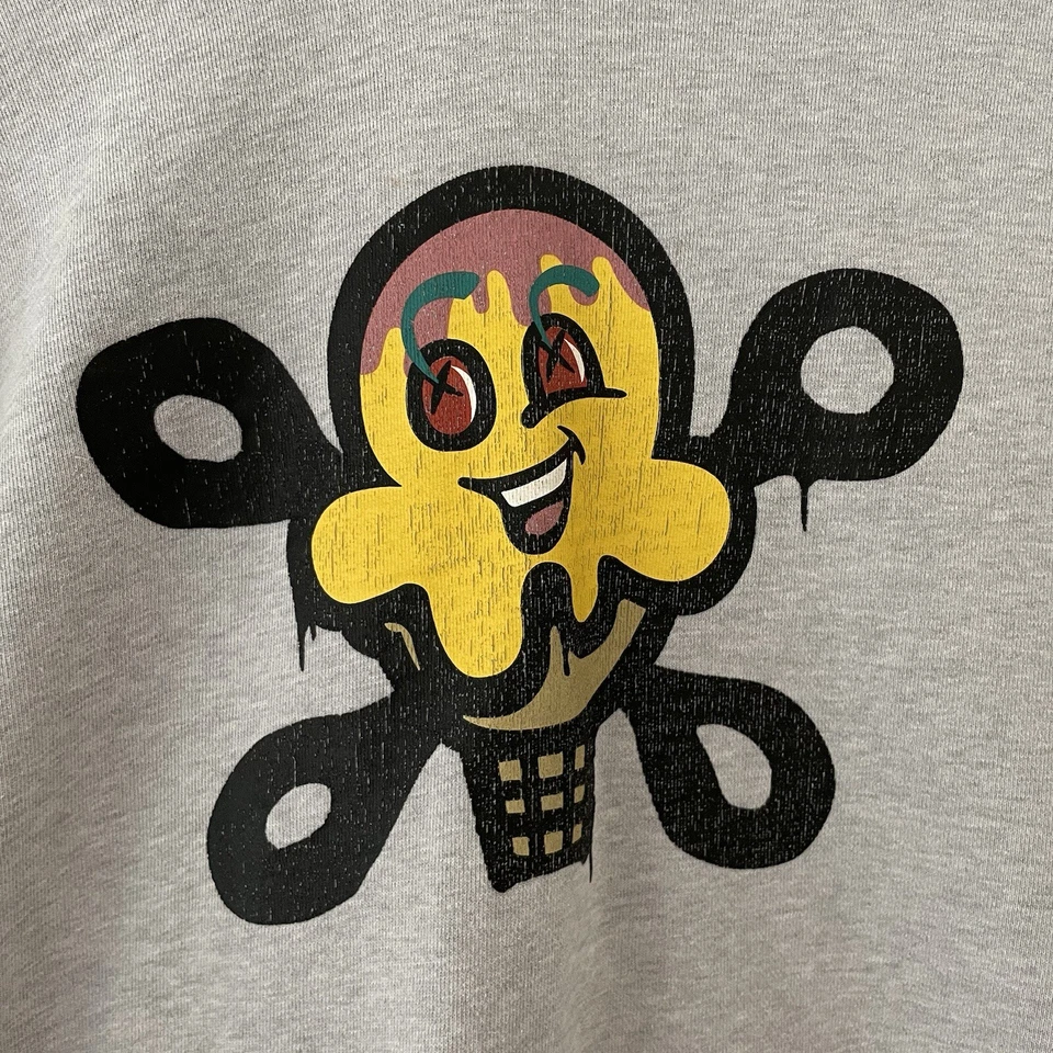 Billionaire Boys Club Ice Cream Wrench Cone Hoodie Men’s M Heather Grey - Image 3 of 4