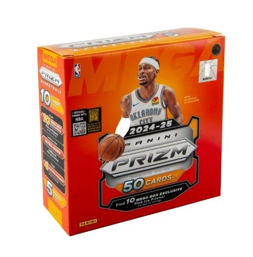 2024-25 Panini Prizm NBA Basketball Card Factory Sealed Mega Box