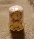 Teddy Bear With Ball Thimble Find China Made In England — photo 1