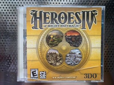 Heroes of Might and Magic IV 3DO (PC, 2002) Game CD-ROM INCOMPLETE 1 DISC ONLY