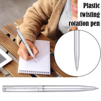 Mini Pocket-size Ballpoint Pen Metal Rotating Small Oil Pen>`~ Portable Neu L3Y8