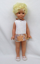 Vtg 1960's USSR Russian Large Plastic Doll 25"